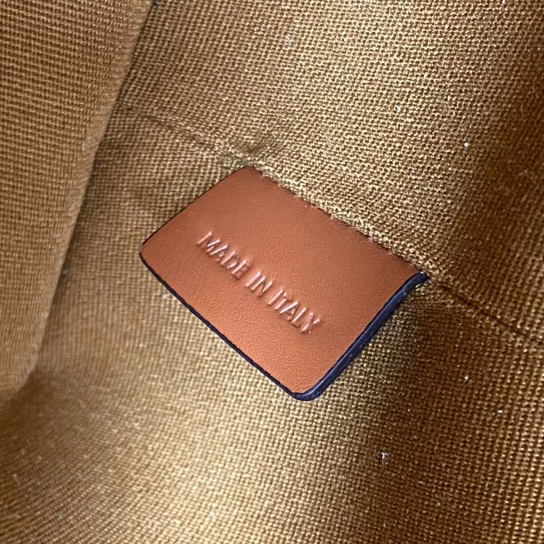 CE POUCH IN TRIOMPHE CANVAS AND CALFSKIN TAN 10J772EGL04LU