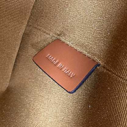 CE POUCH IN TRIOMPHE CANVAS AND CALFSKIN TAN 10J772EGL04LU