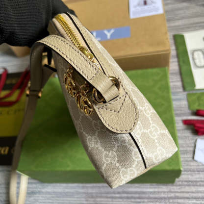 gg Ophidia Small gg Shoulder Bag Beige For Women, Women&#8217;s Bags 9.2in/24cm gg ‎499621 UULAG 9682