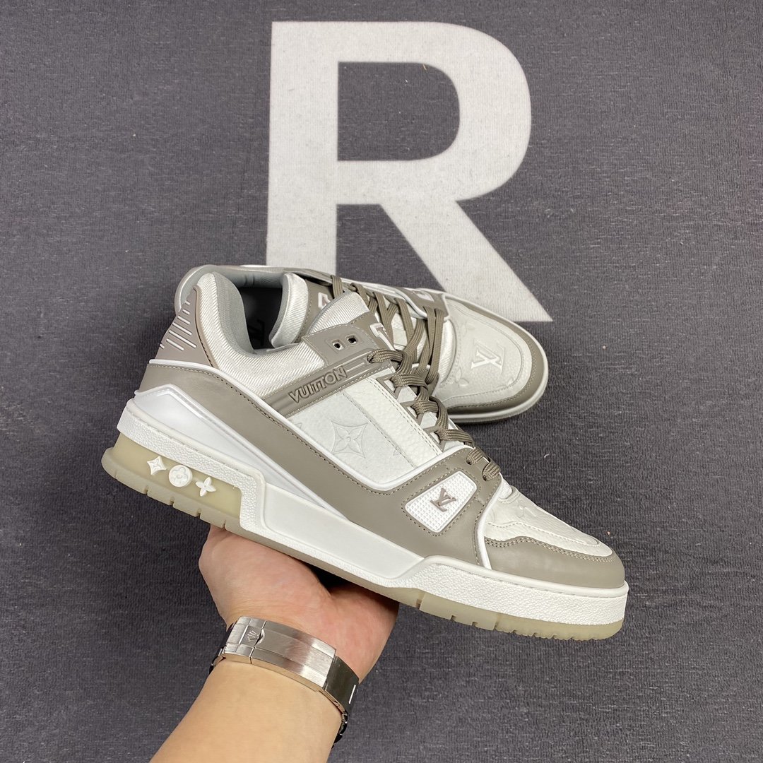 LUV TRAINER SNEAKER RUBBER MONOGRAM GREY VIRGIL ABLOH
