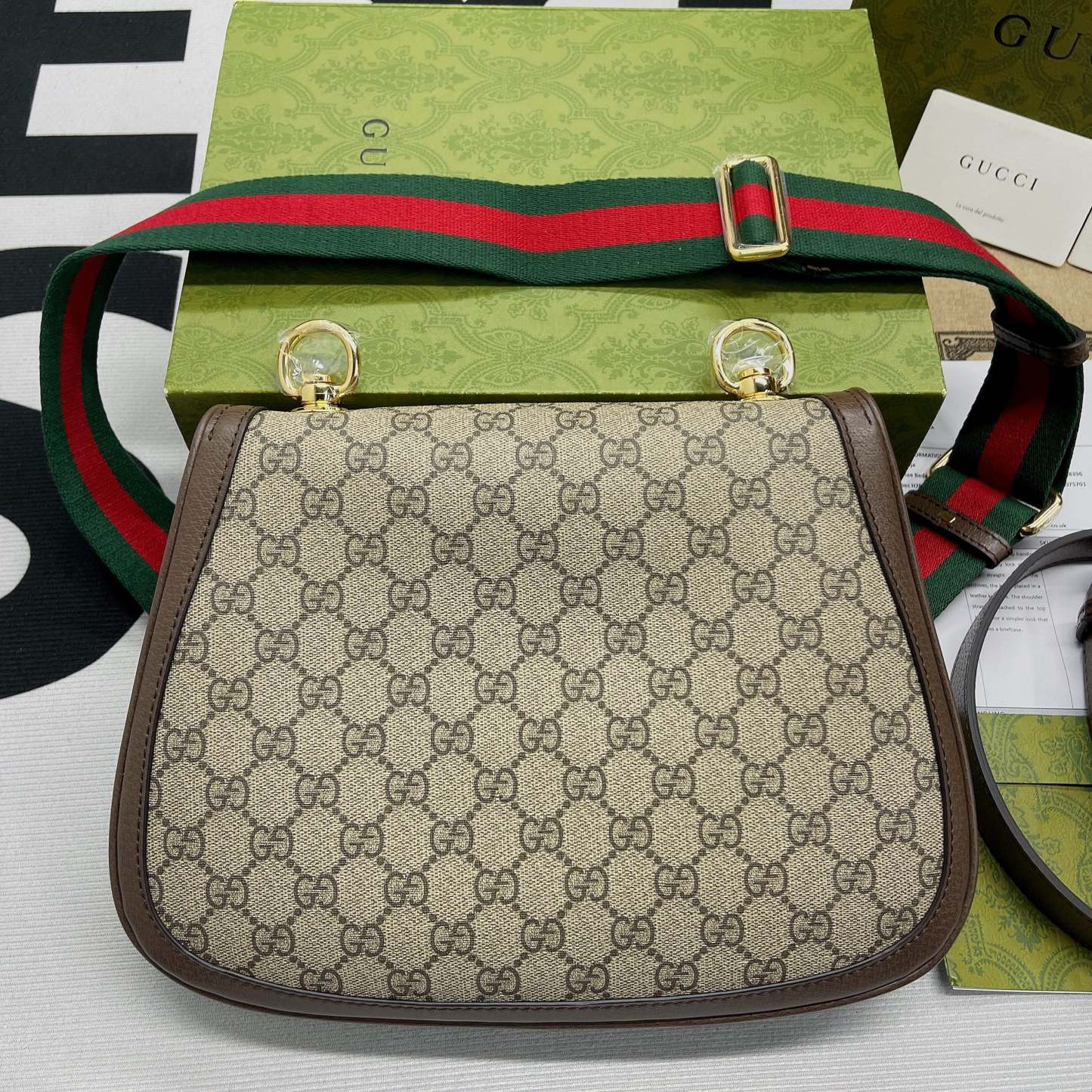 gg Blondie Medium Shoulder Bag Beige For Women, Women&#8217;s Bags 11.4in/29cm gg ‎699210 96IWG 8745