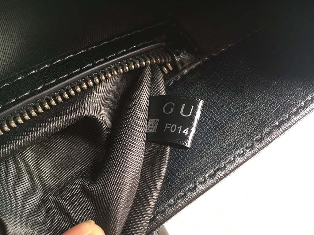 GG MEDIUM TOTE BAG WITH INTERLOCKING G 31CM BLACK