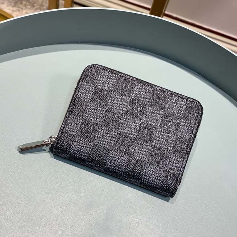 LOUIS VUITTON ZIPPY COIN PURSE DAMIER GRAPHITE WALLET 11CM N63070