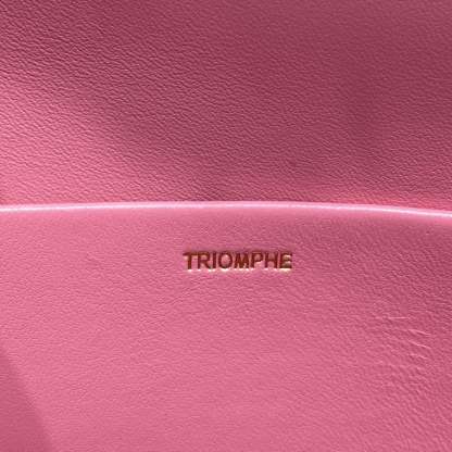 CE CHAIN SHOULDER BAG TRIOMPHE IN TRIOMPHE CANVAS PINK