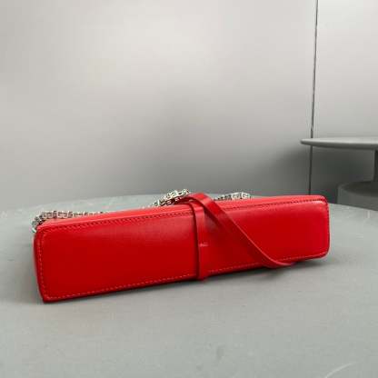 gv Small Cut Out Bag Red For Women, Handbags, Shoulder Bags 10.6in/27cm GVC 
