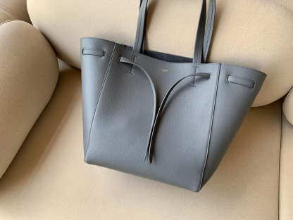 CE Small Cabas Phantom In Soft Grained Grey For Women 12in/31cm 189023TNI.10DC