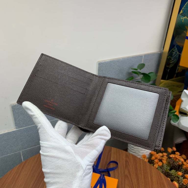 LOUIS VUITTON DAMIER BROWN COATED CANVAS 11CM N60053