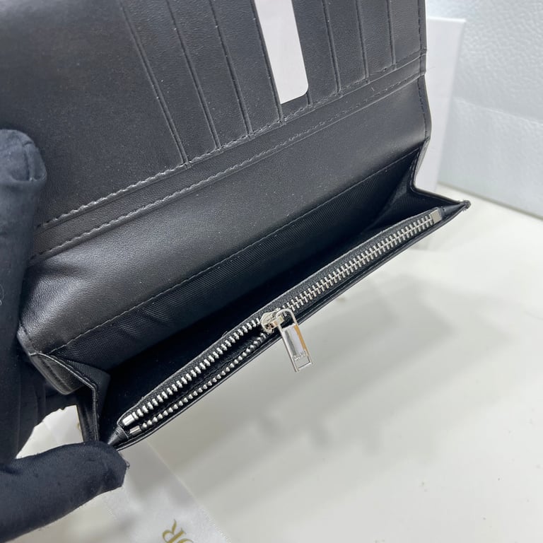 dir LONG WALLET BLACK 17.5CM