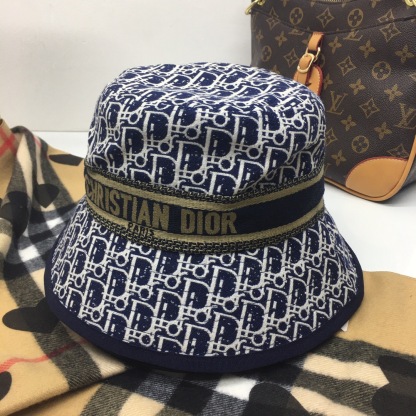 DOR OBLIQUE BUCKET HAT DARK BLUE