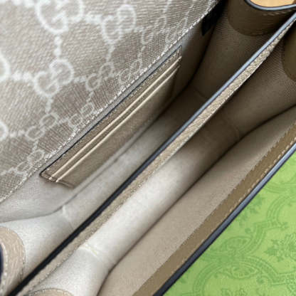 gg Mini Shoulder Bag With Interlocking G Beige For Women, Women’s Bags 7.9in/20cm gg ‎671620 UULBT 9683