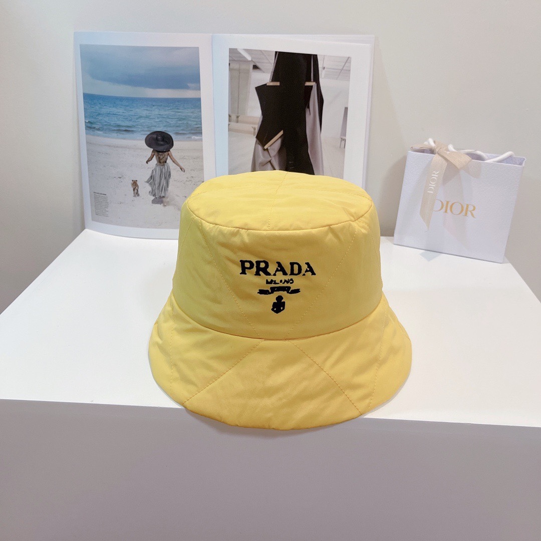 PD PADDED RENYLON BUCKET HAT YELLOW