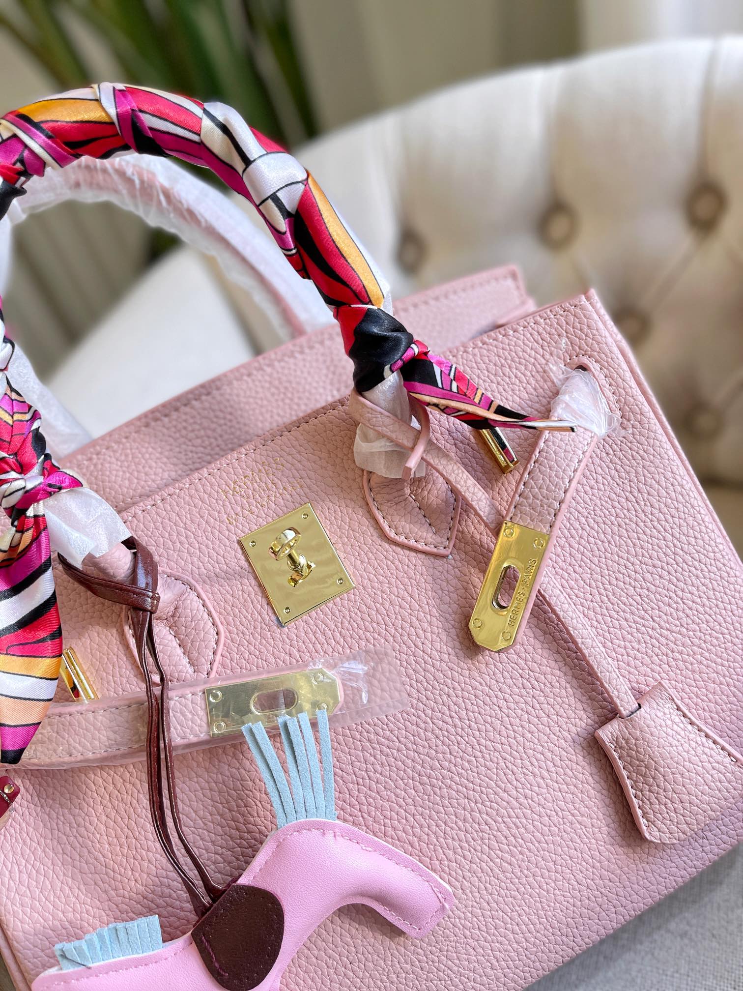 HM BIRKIN 35 TOGO LEATHER GOLD HARDWARE LIGHT PINK 35CM