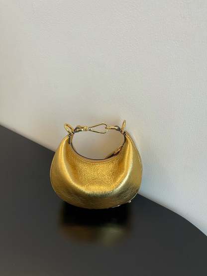 FI Nano FIgraphy Gold For Women, Women&#8217;s HandBags 6.7in/17cm FF 7AS089