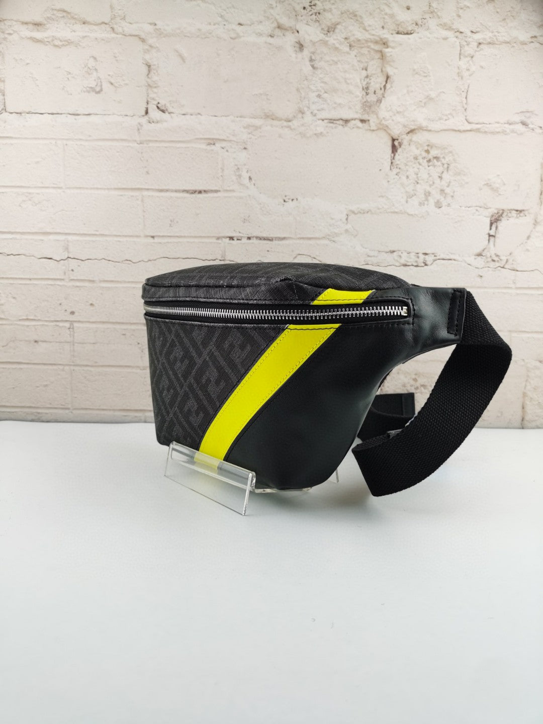 FI Belt Bag Grey/Yellow For Men, Men&#8217;s Bags 18.1in/46cm FF 7VA434A9XSF0R2A