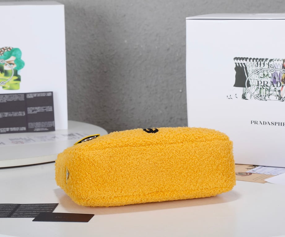 PR RE-EDITION 2000 TERRY MINI BAG YELLOW 22CM