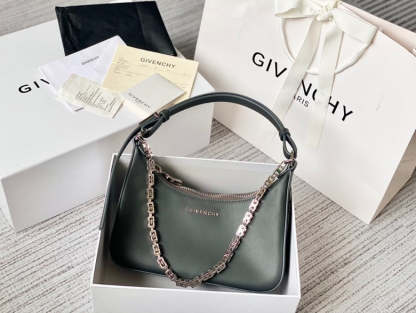 gv Small Moon Cut Out Bag Pickle For Women, Handbags, Shoulder Bags 9.8in/25cm GVC