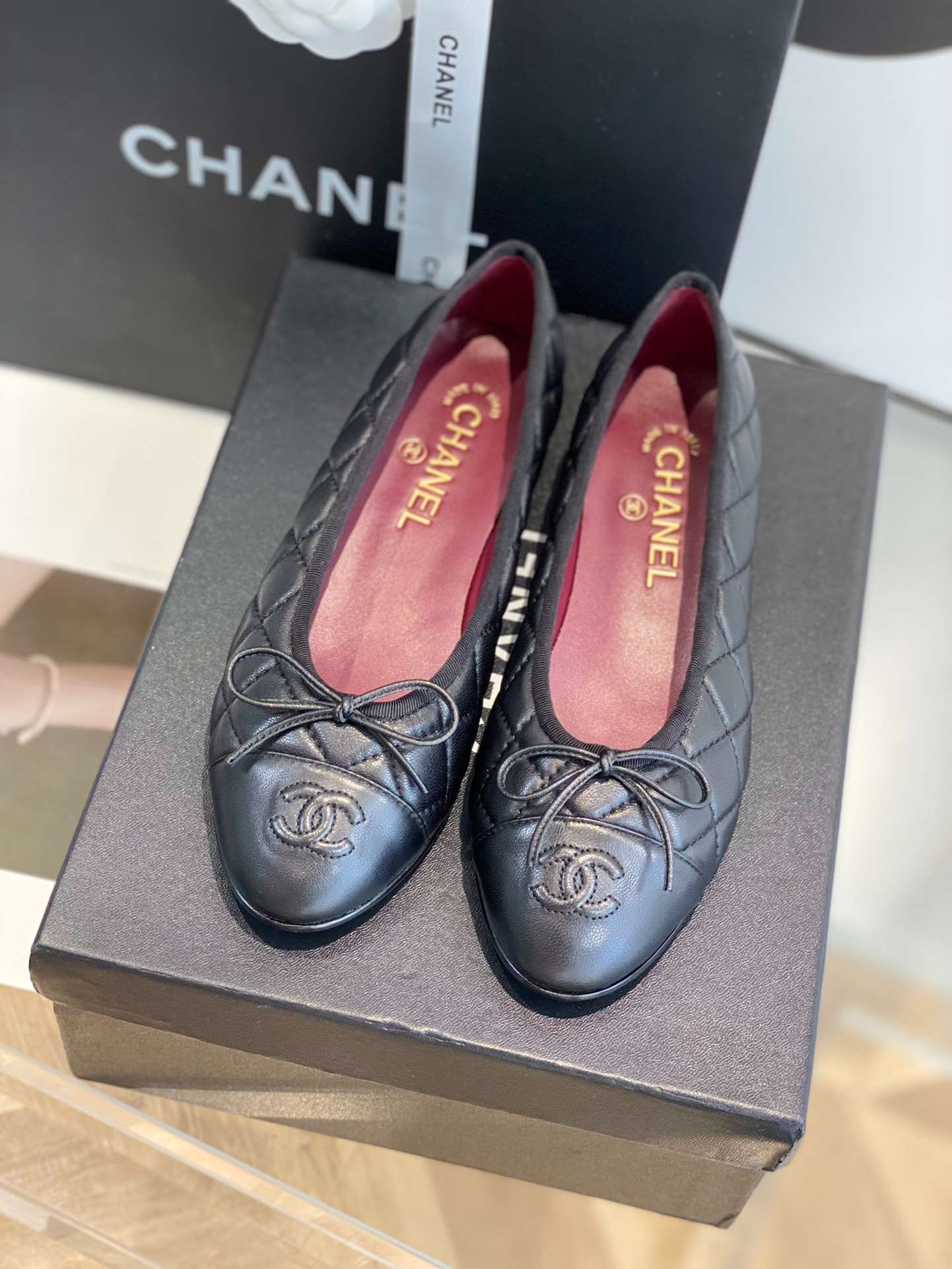 CHL BLACK BALLET FLATS