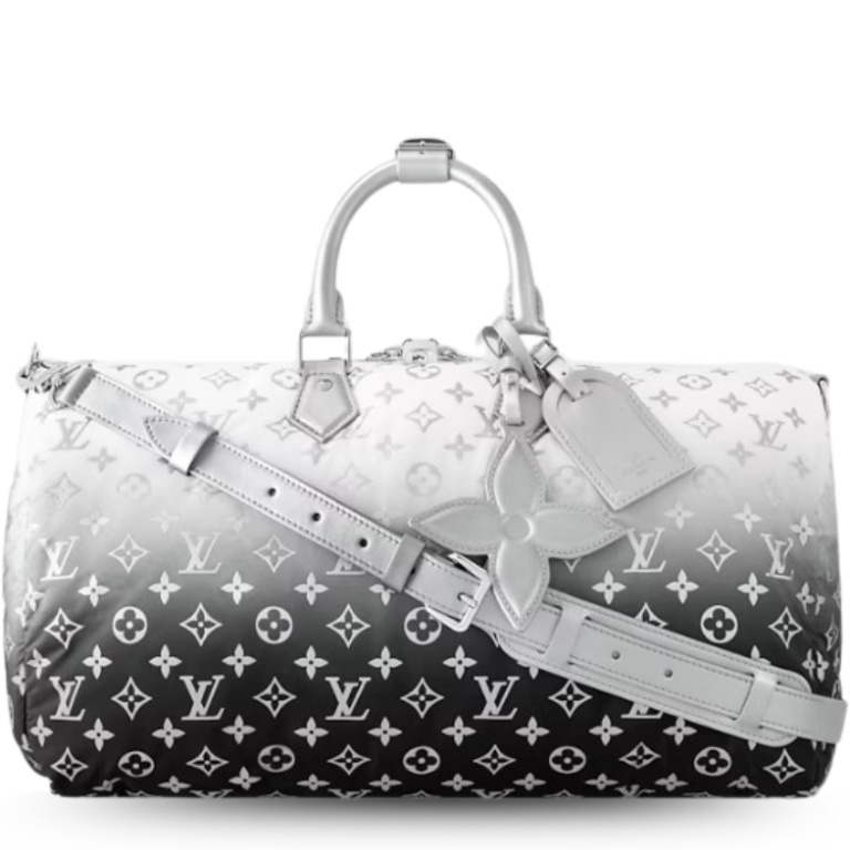 LUV KEEPALL BANDOULIÈRE 45 FROST GRADIENT SILVER 17.7IN/45CM