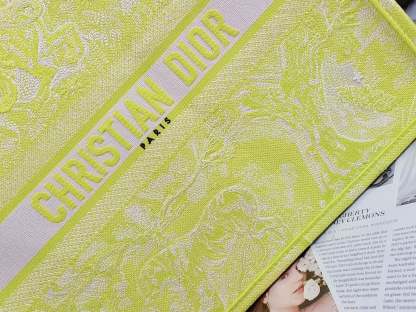 DI Large Book Tote Yellow, For Women, Women’s Handbags 16.5in/42cm CD
