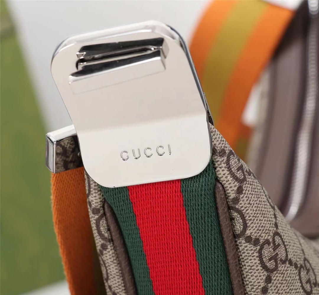 GG GG ATTACHE LARGE SHOULDER BAG 35CM 702823 96GRN 4091