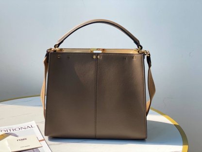 FI Peekaboo X-Lite Tote Medium Light Brown Bag For Woman 30cm/12in