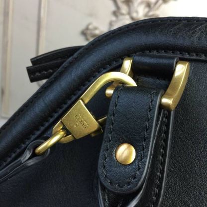 gg Re(Belle) Large Top Handle Bag Black For Women 15.75in/40cm gg