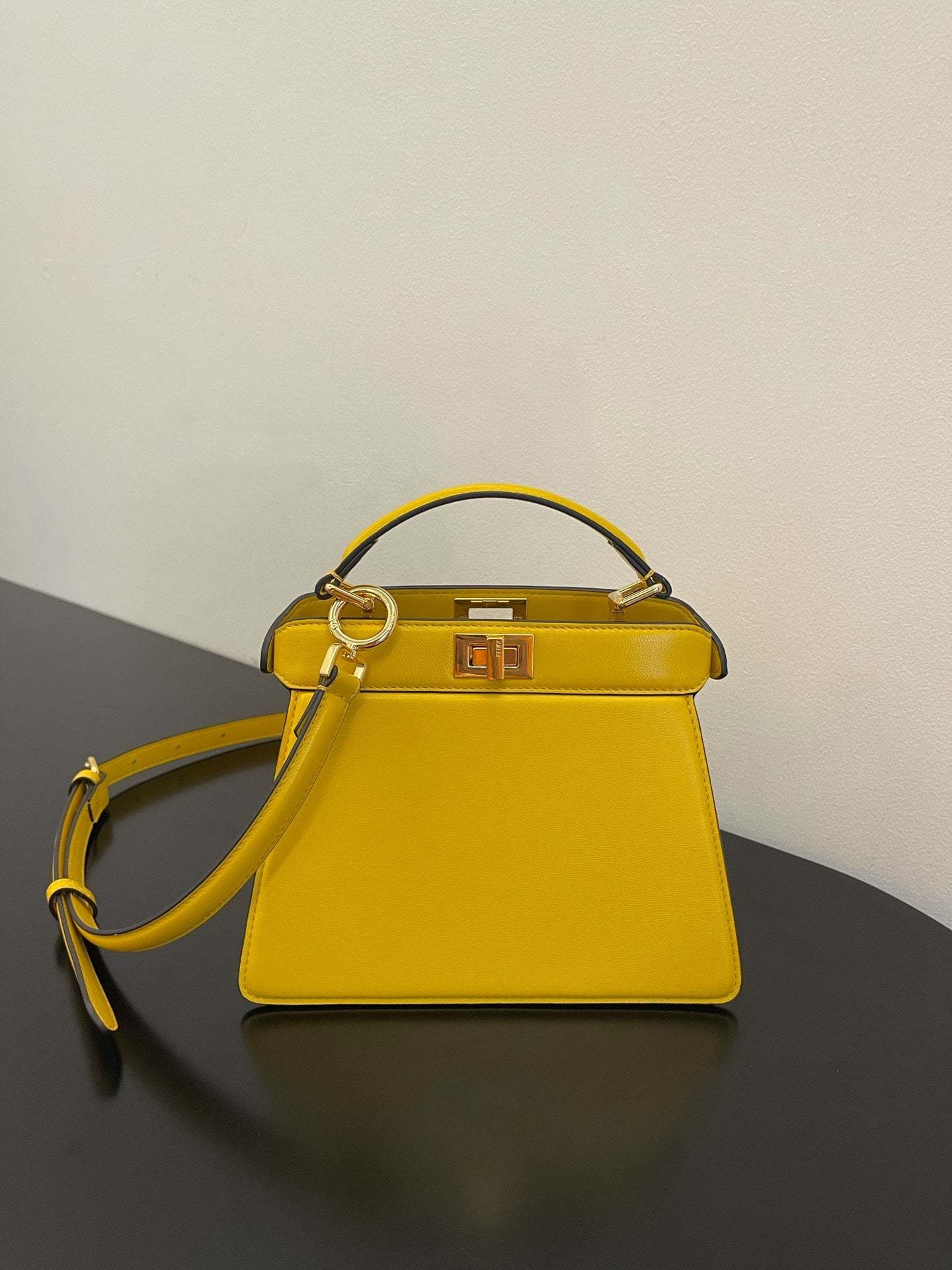 FI Peekaboo ISeeU Petite Yellow Small Bag For Woman 20cm/8in