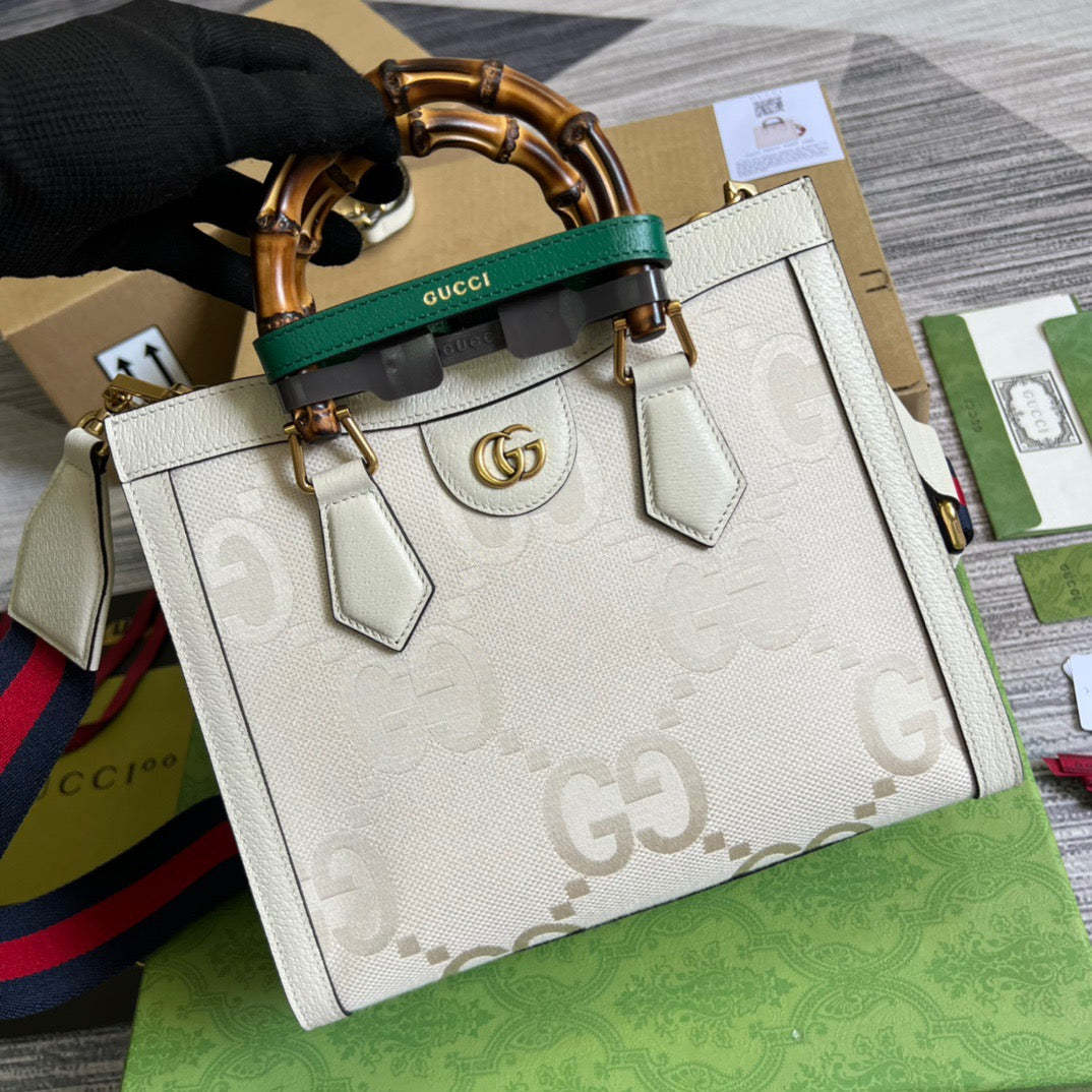 gg Diana Small gg Tote Bag White For Women, Women&#8217;s Bags 11in/27cm gg