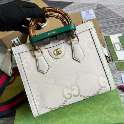 gg Diana Small gg Tote Bag White For Women, Women&#8217;s Bags 11in/27cm gg