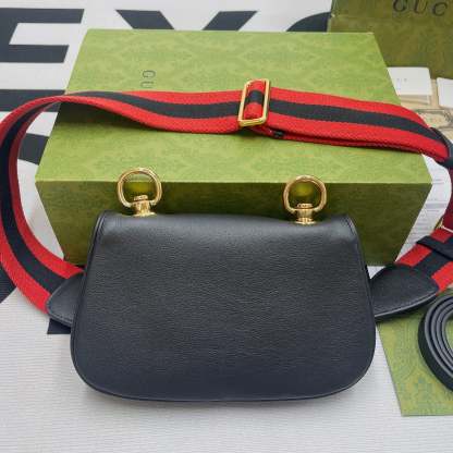 gg Blondie Mini Bag Black For Women, Women’s Bags 8.7in/22cm gg‎ ‎698643 UXXAG 1064