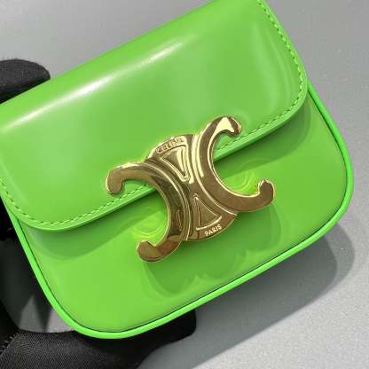 CE Teen Triomphe Bag Green For Women 7in/19cm 