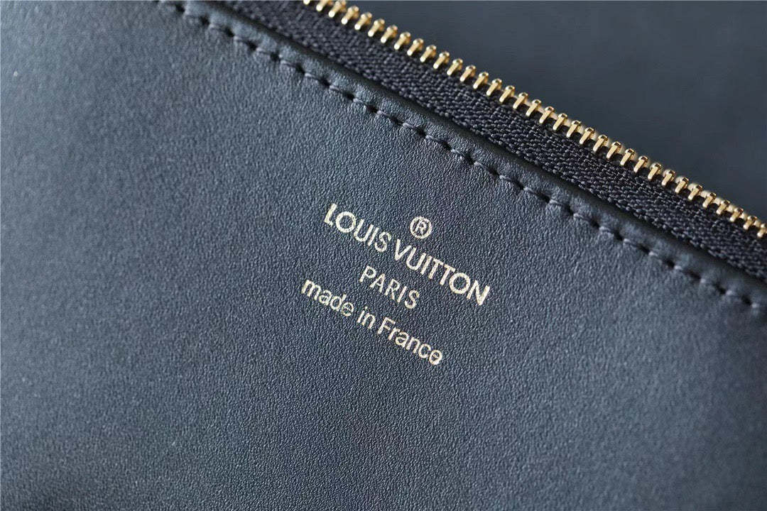 LV Swing Monogram Black For Women,  Shoulder And Crossbody Bags 24cm/9.4in LV M20393