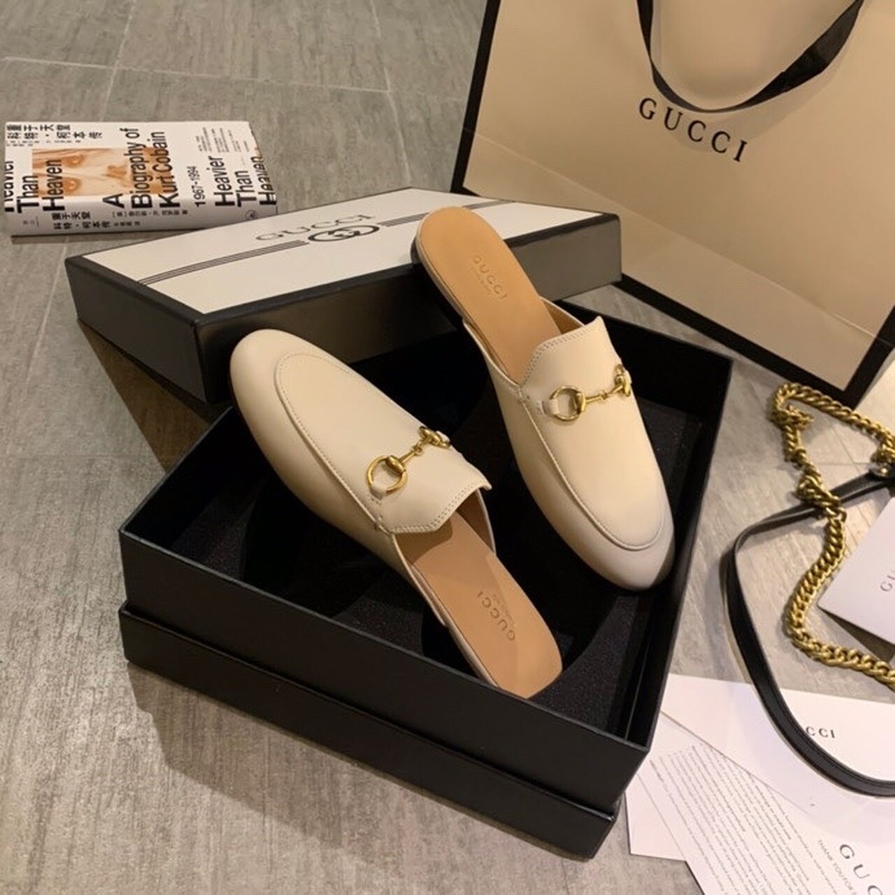 GG WOMEN’S PRINCETOWN SLIPPER WHITE