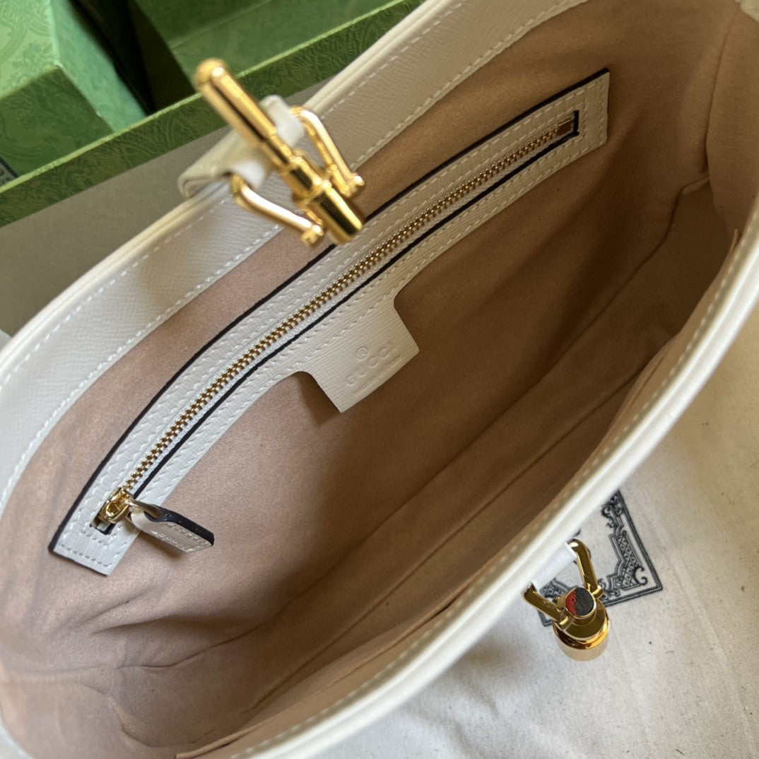 gg Jackie 1961 Small Shoulder Bag Beige And Ebony gg Supreme Canvas For Women 11in/28cm 636706 HUHHG 9794