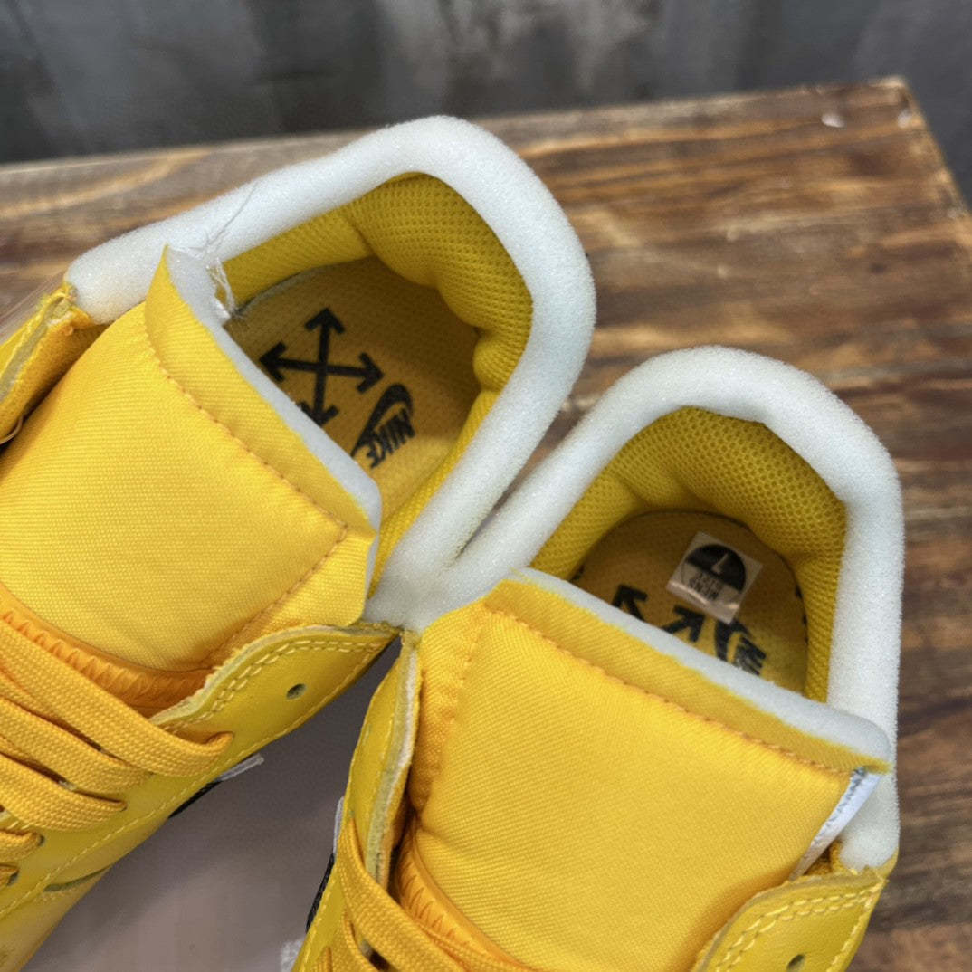 NK Off White x Yellow AR.FRC 1 Low "University Gold" For Men DD1876