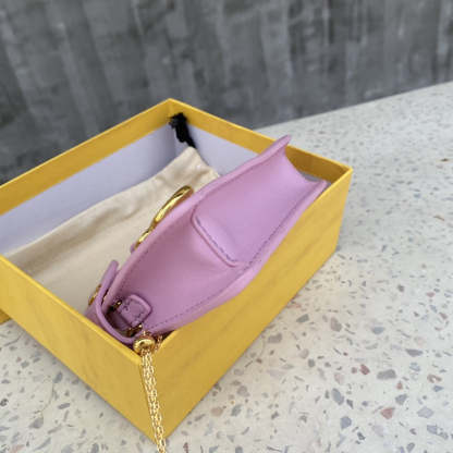 FI Nano Peekaboo Charm Crossbody Pink Bag For Woman 12cm/4.5in