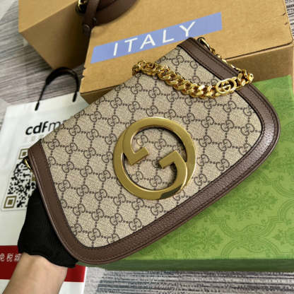 gg Blondie Shoulder Bag Beige For Women, Women&#8217;s Bags 11in/28cm gg 699268 K9GSG 8358