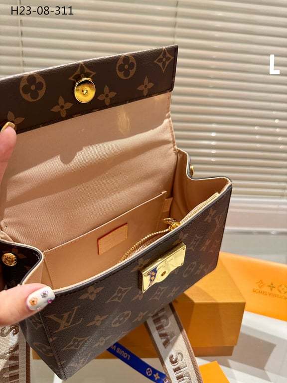 LUV CLUNY MINI MONOGRAM CANVAS 20CM M46055