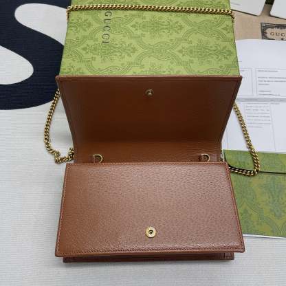 gg Diana Mini Bag With Bamboo Brown For Women, Women&#8217;s Bags 7.5in/19cm gg