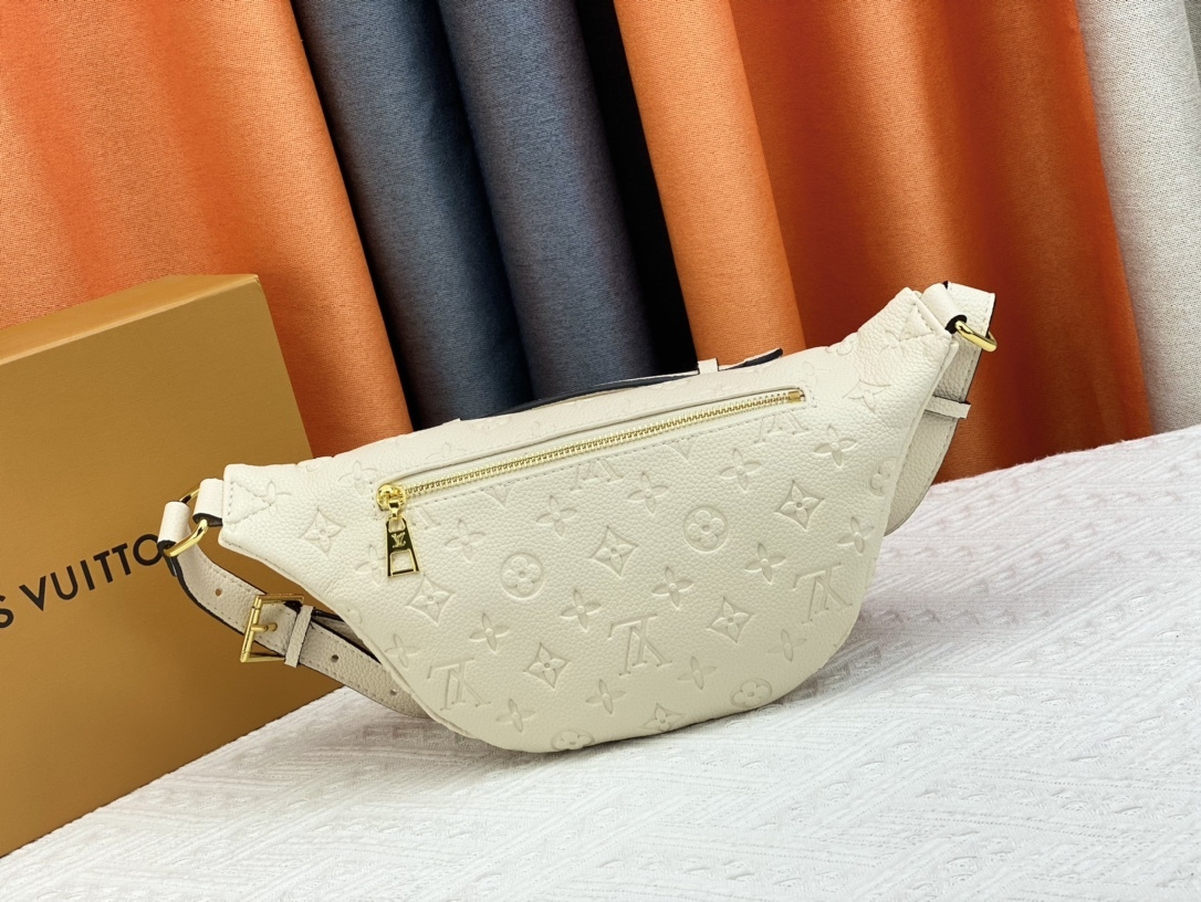 LV MONOGRAM EMPREINTE CREME BUMBAG M44836