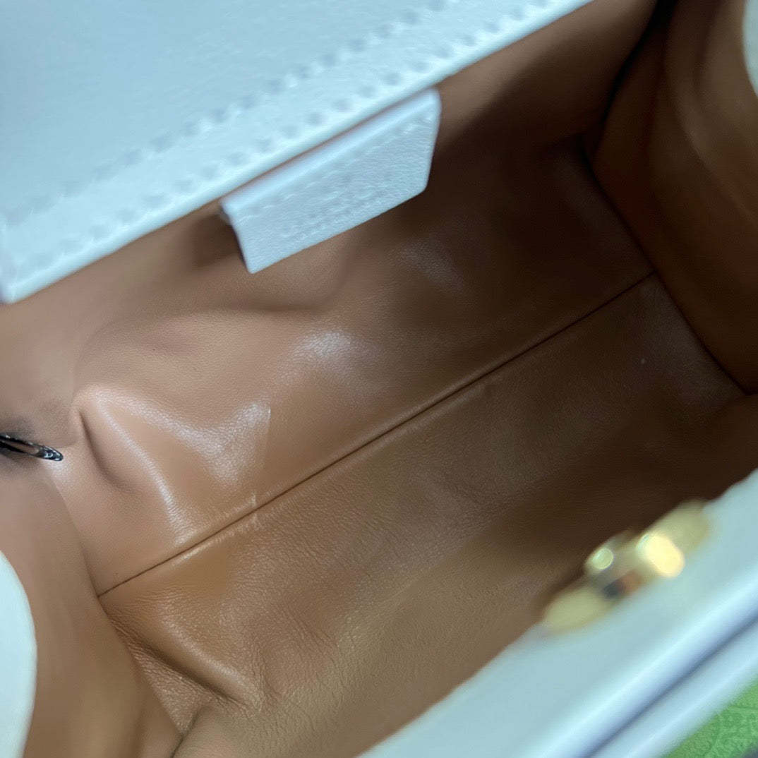 gg Diana Mini Tote Bag White For Women, Women’s Bags 7.9in/20cm gg