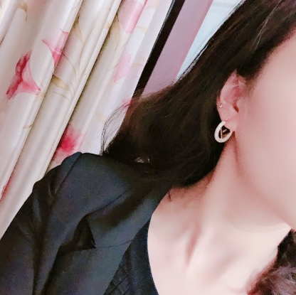 FD LOGO EARRINGS