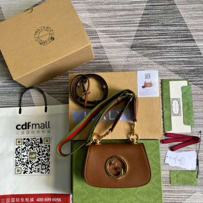 gg Blondie Mini Bag Red For Women, Women&#8217;s Bags 8.7in/22cm gg‎ ‎698643 UXXAG 2671