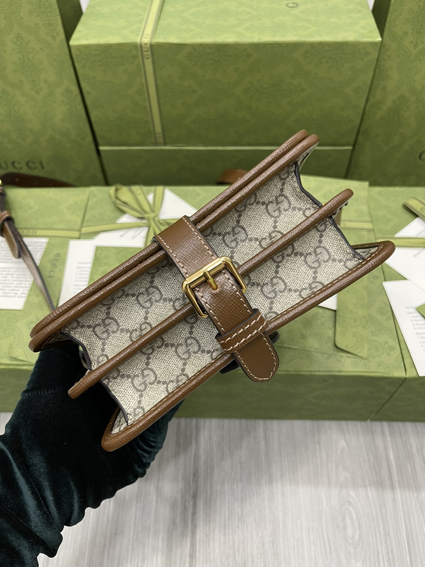 GG Mini shoulder bag with Interlocking G 671620 92TCG 8563