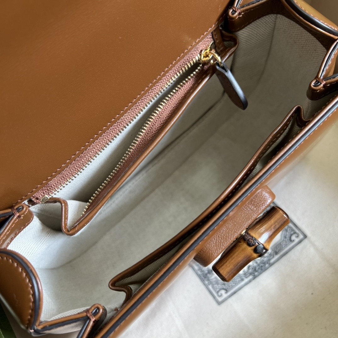 GG Bamboo 1947 small top handle bag 675797 10ODT 2579