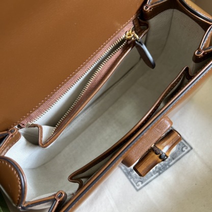 GG Bamboo 1947 small top handle bag 675797 10ODT 2579