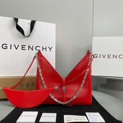 gv Small Cut Out Bag Red For Women, Handbags, Shoulder Bags 10.6in/27cm GVC 