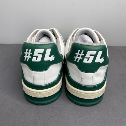 LUV TRAINER SNEAKER MIX OF MATERIALS WHITE/GREEN