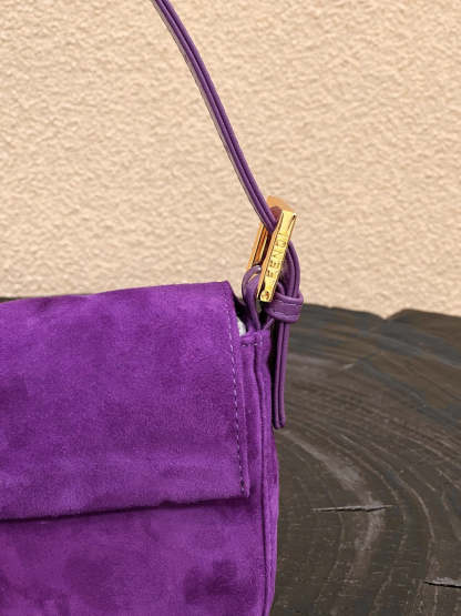 FI Baguette Purple Bag For Woman 25cm/9.5in