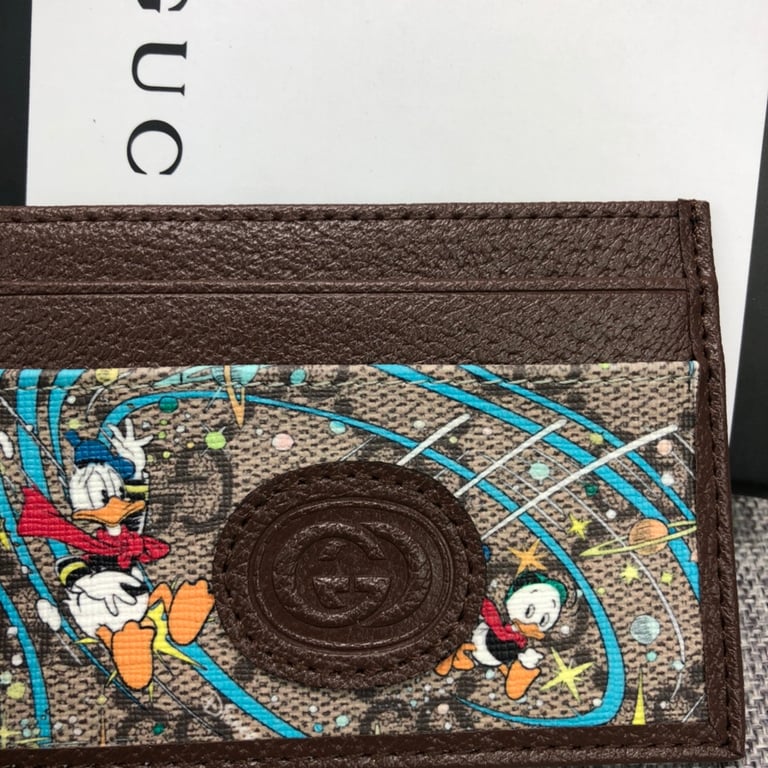 GG X DISNEY DONALD DUCK WALLET BROWN 10CM